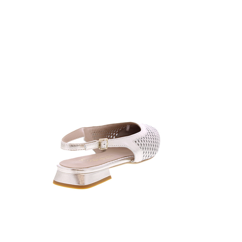 Gianluca Pisati slingbacks argent 4