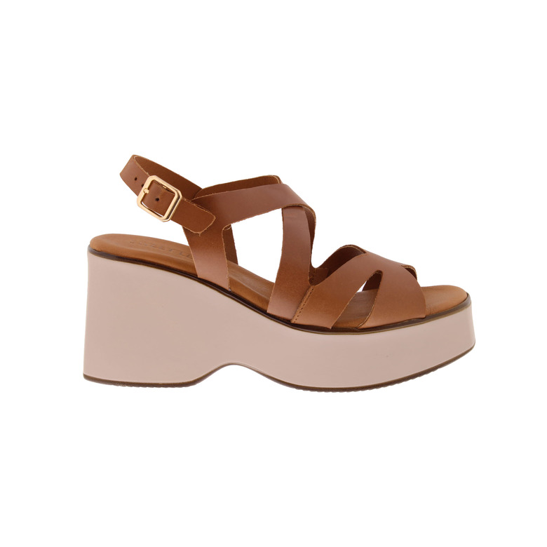 Sweet Lemon sandals cognac 1
