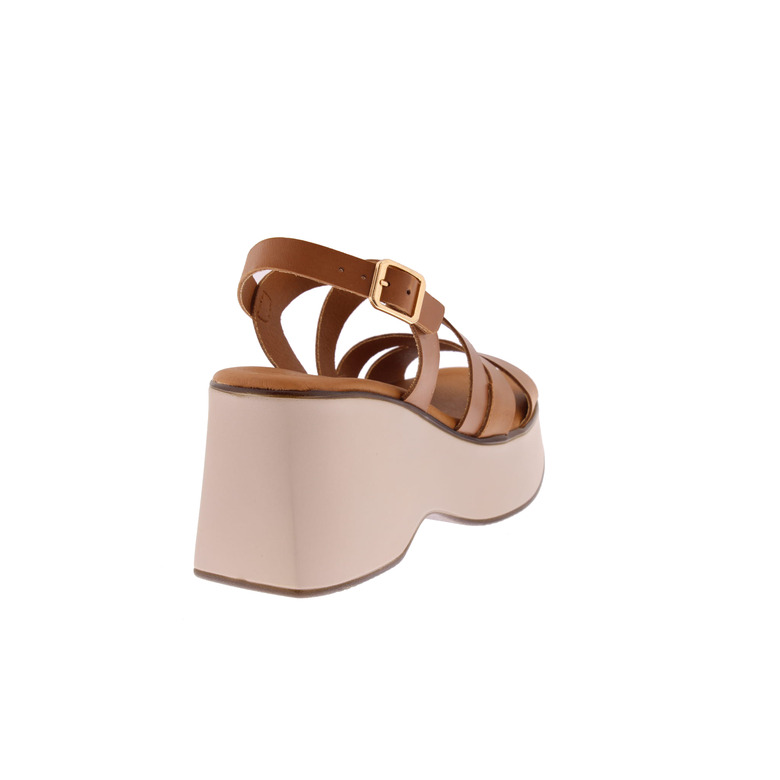 Sweet Lemon sandals cognac 4