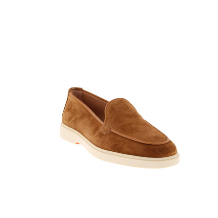 Santoni moccasins & loafers cognac