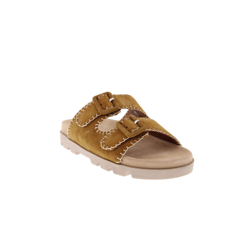 Rohde pantoffels camel 2