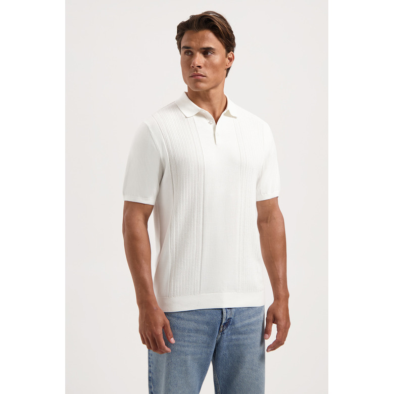 Saint Steve polo blanc 2