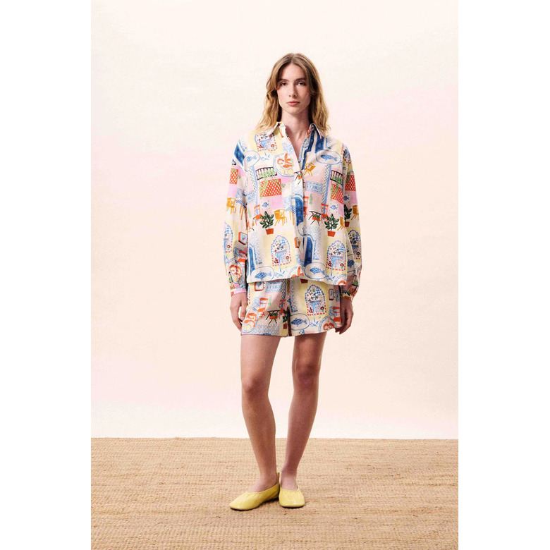 Frnch short multicolor 2