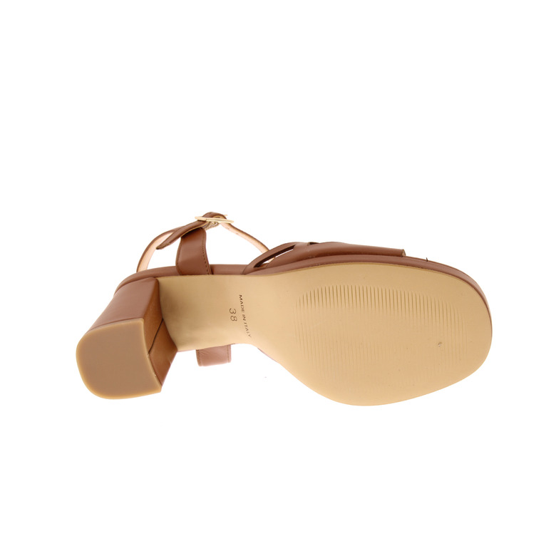 Emmeblu Altramarea sandalen cognac 5