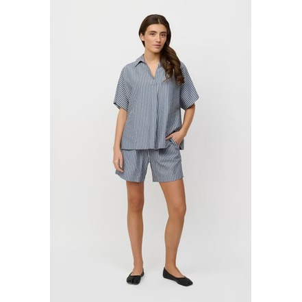 Creton chemisier bleu