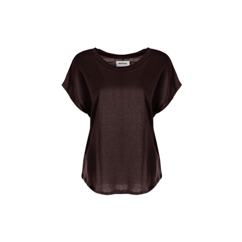 Notshy t-shirt bruin 1