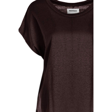 Notshy t-shirt bruin