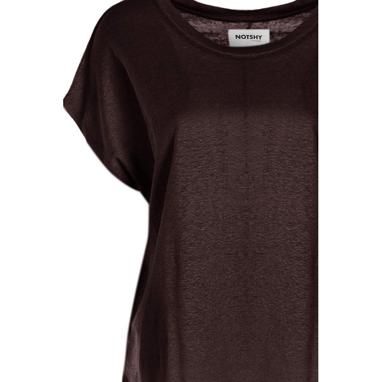 Notshy t-shirt bruin 2