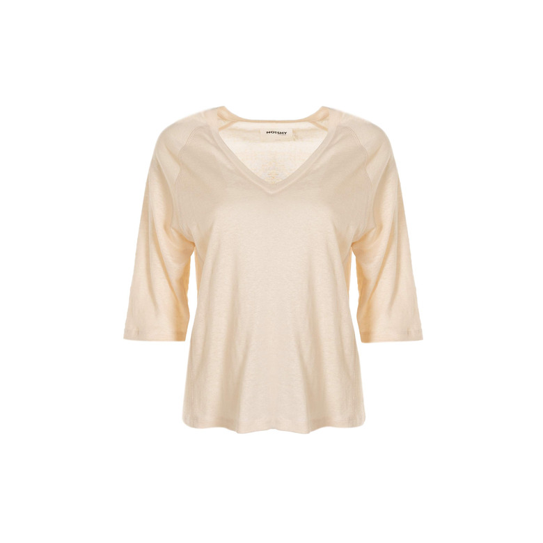 Notshy t-shirt beige 1