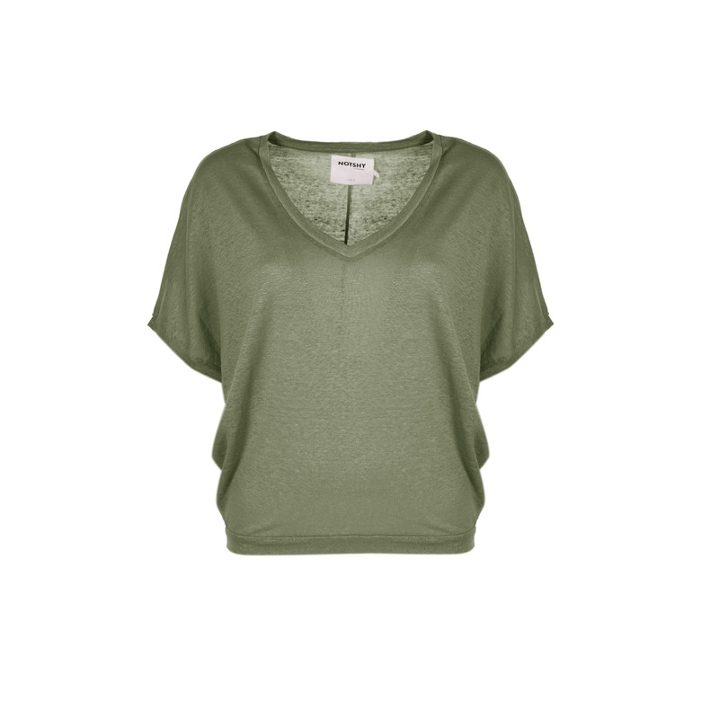 Notshy t-shirt vert 1