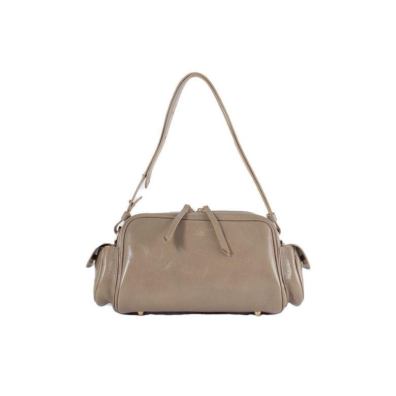 Christian Villa schoudertas taupe 1