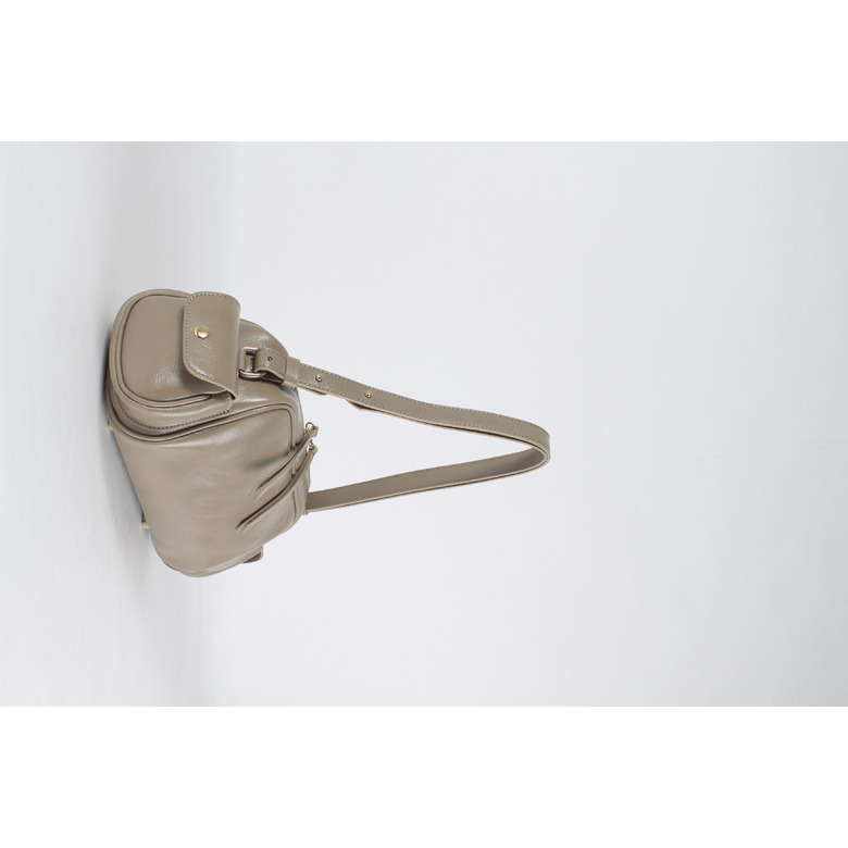 Christian Villa schoudertas taupe 2
