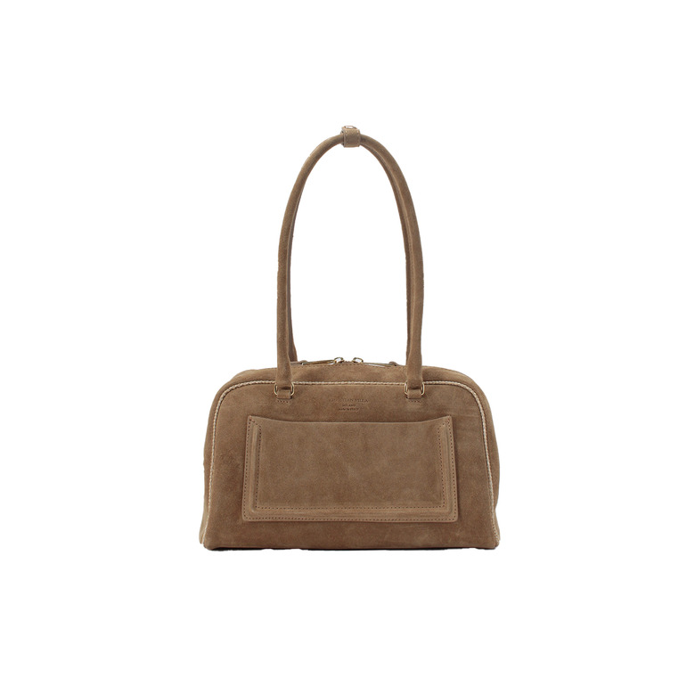 Christian Villa schoudertas taupe 1