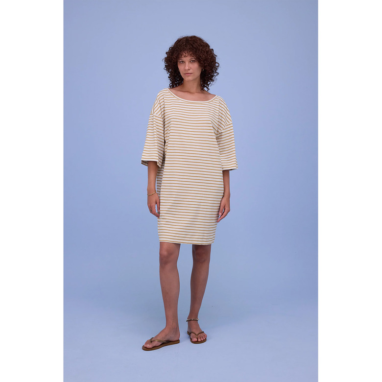 Nathalie Vleeschouwer jurk beige 2