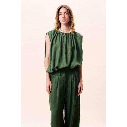 Frnch blouse groen