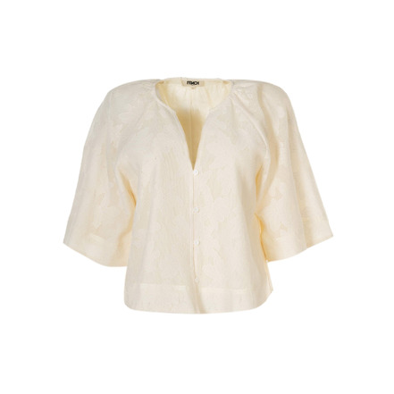 Frnch blouse ecru