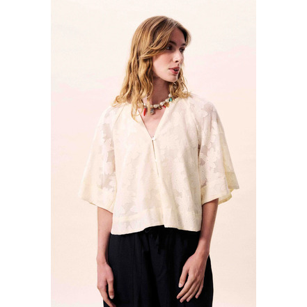 Frnch blouse ecru