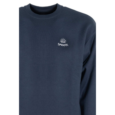 Smooth sweater blauw