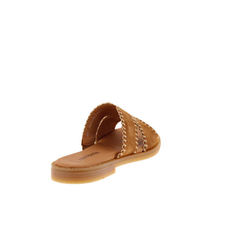 Remonte tongs cognac 4