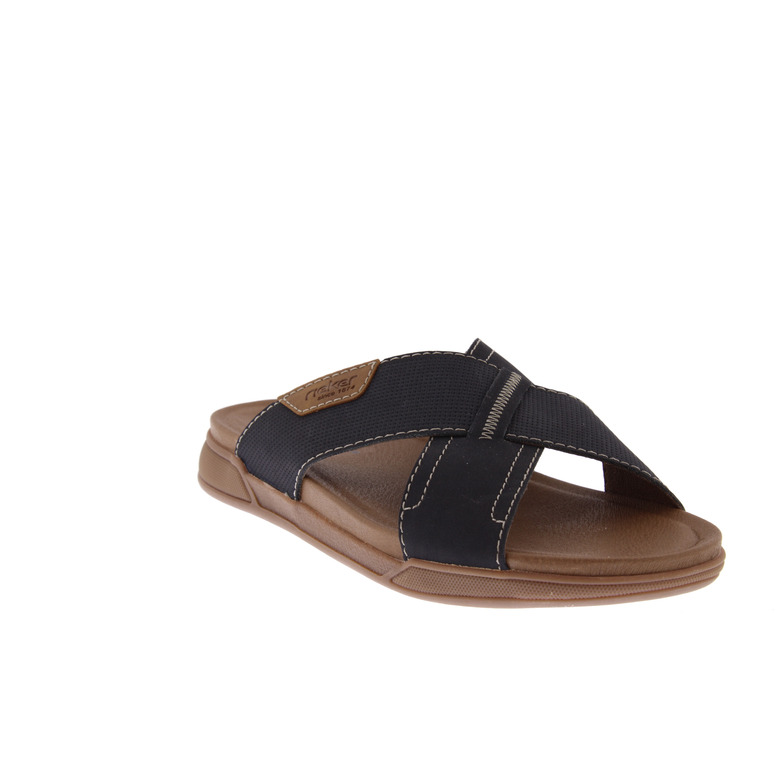 Rieker slippers blau 2