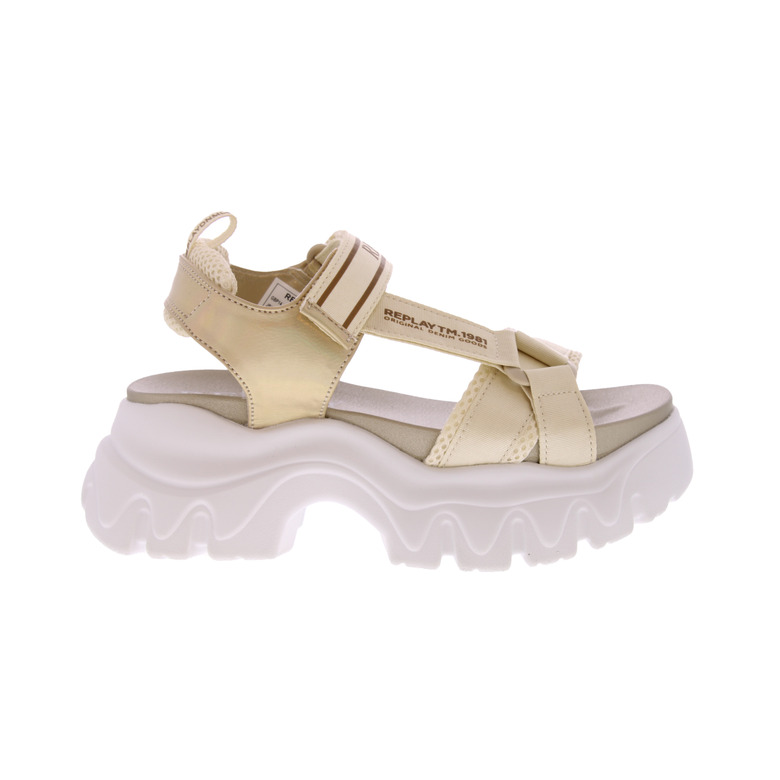 Replay sandals gold 1
