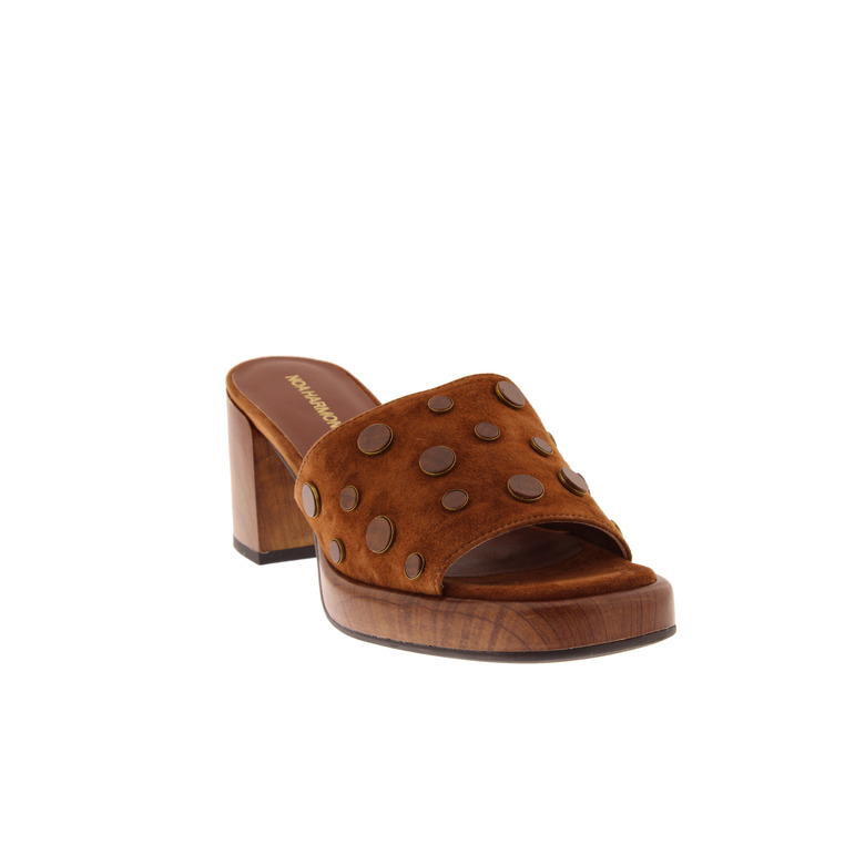 Noa Harmon thong slippers brown 2