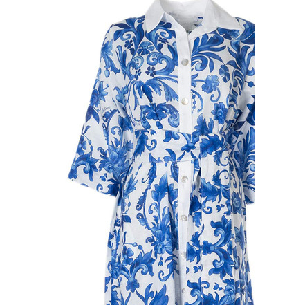 Luisa Positana robe bleu
