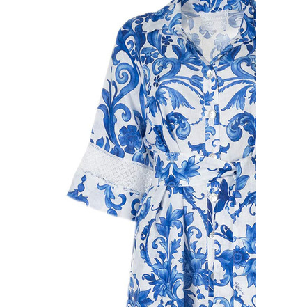 Luisa Positana robe bleu