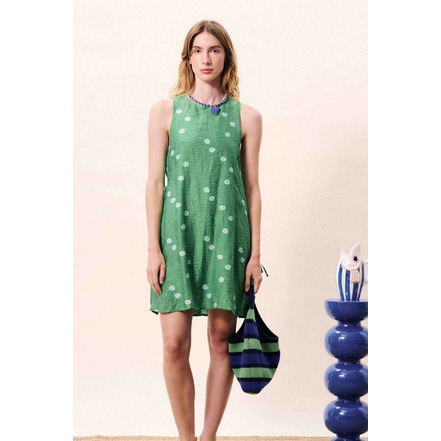 Frnch dress green