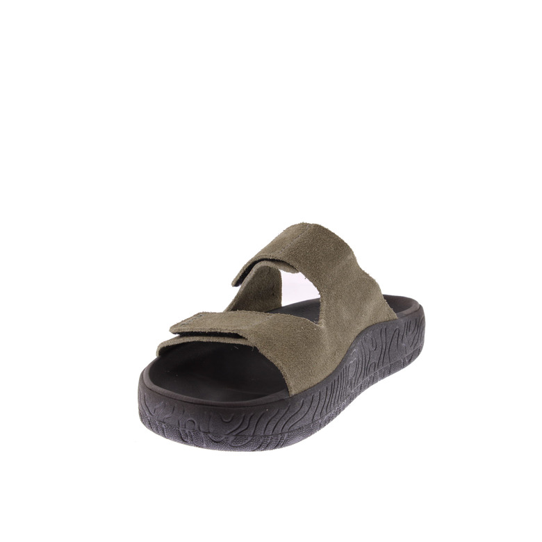 Veja thong slippers green 3