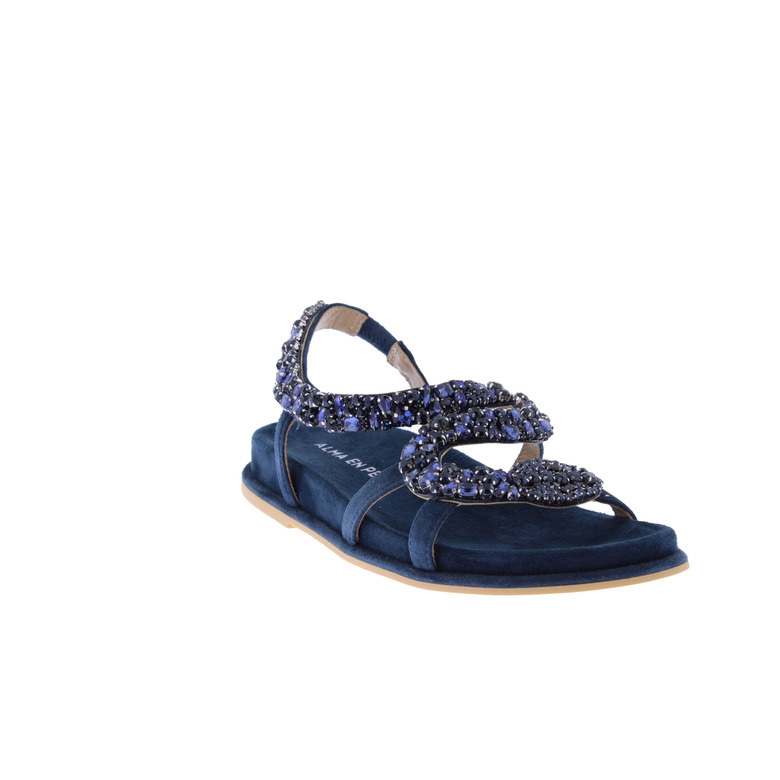 Alma En Pena sandales bleu 2