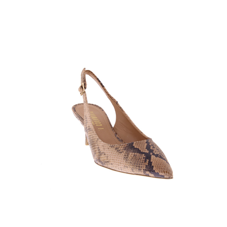 Gianmarco F. slingbacks brun 2