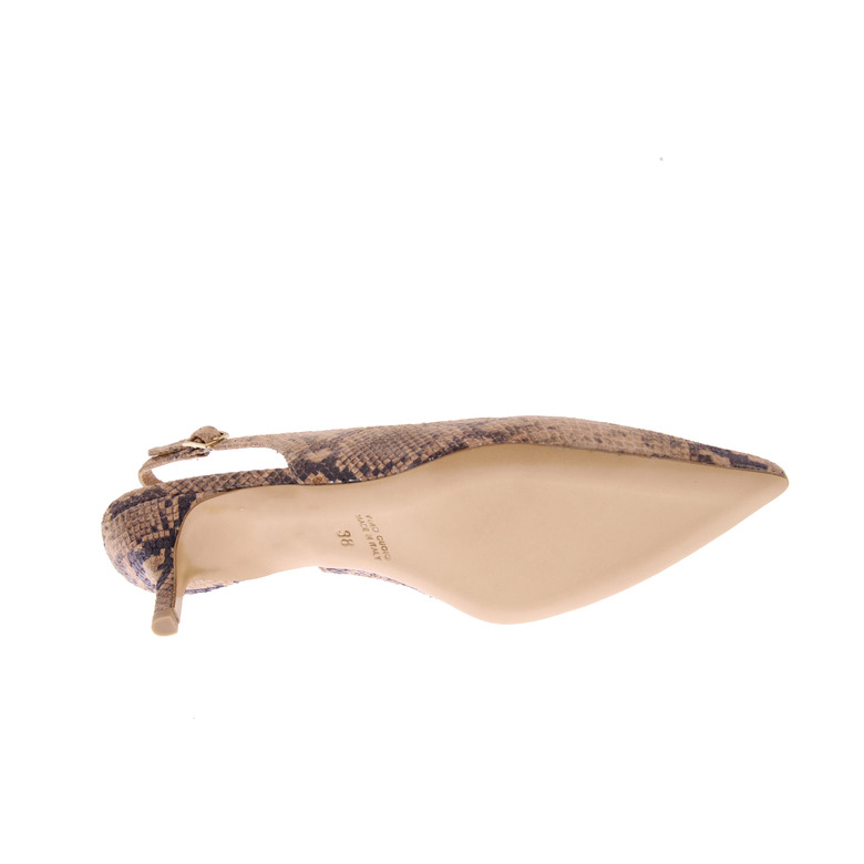 Gianmarco F. slingbacks brun 5