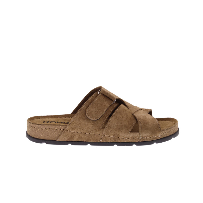 Rohde slippers camel 1