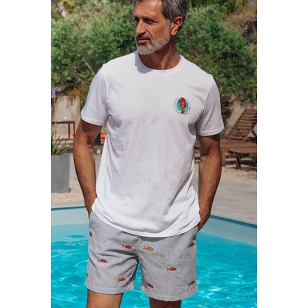 A Fish Named Fred maillot de bain bleu