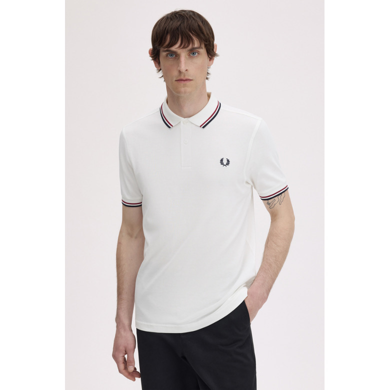 Fred Perry hemd wit 2