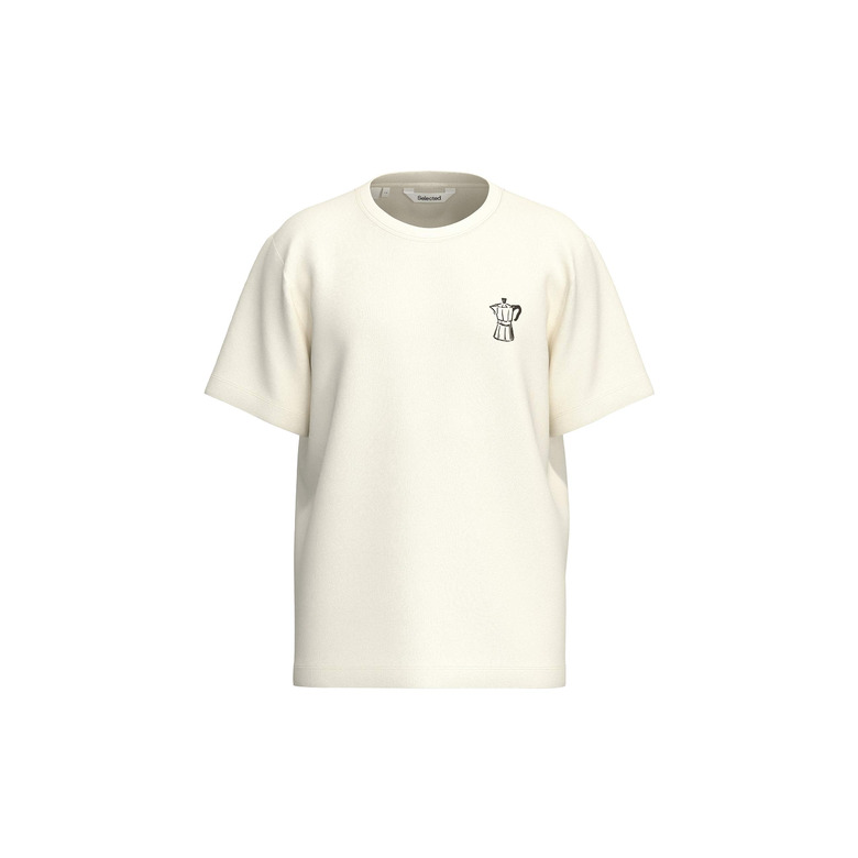 Selected Homme t-shirts ecru 1