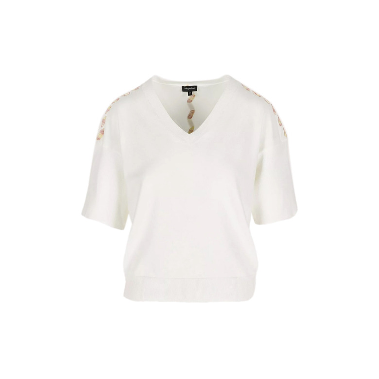 Mayerline pull blanc 1
