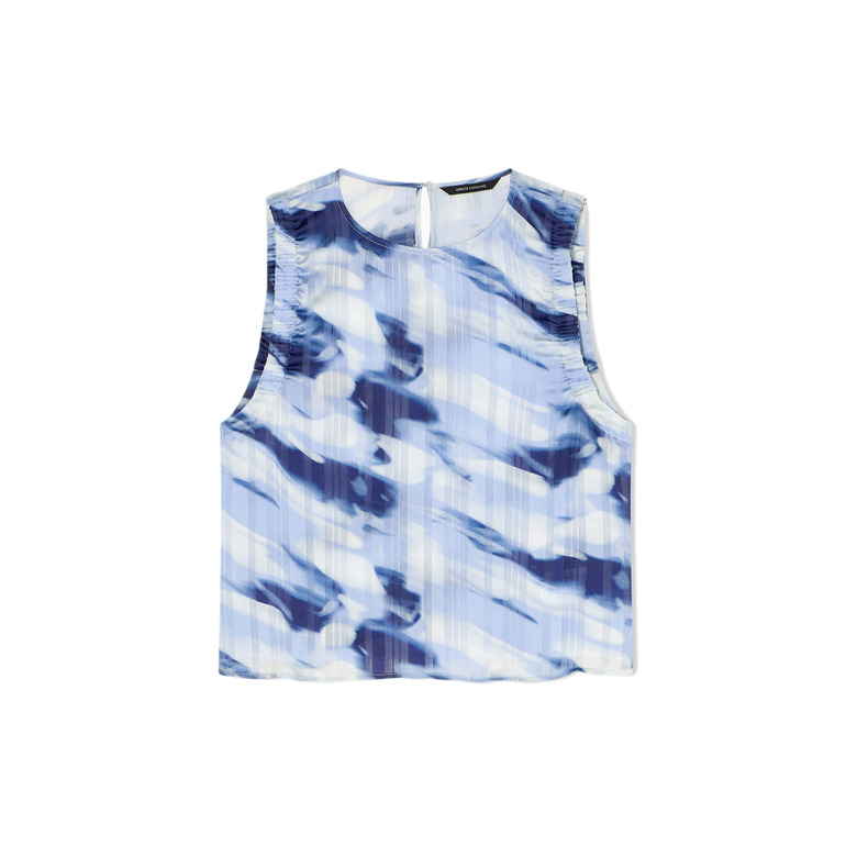 Armani Exchange chemisier bleu 1