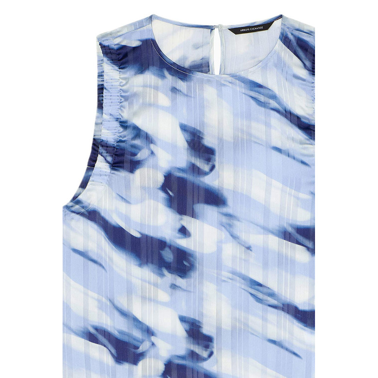 Armani Exchange chemisier bleu 2