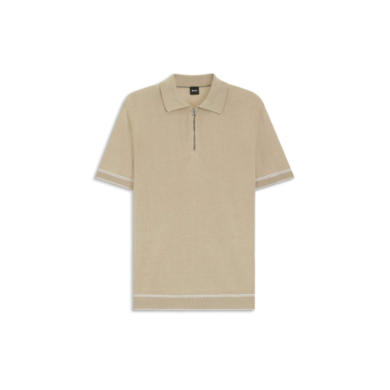 Boss polo lightbrown 1