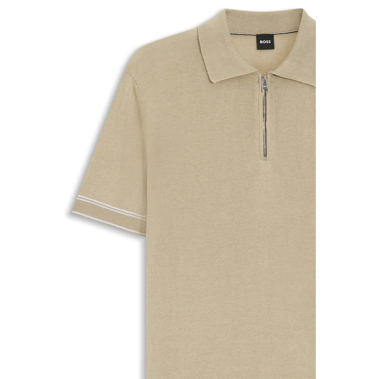 Boss polo lightbrown 2