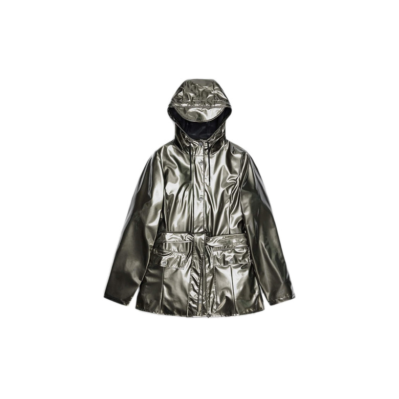 Rains manteau argent 1