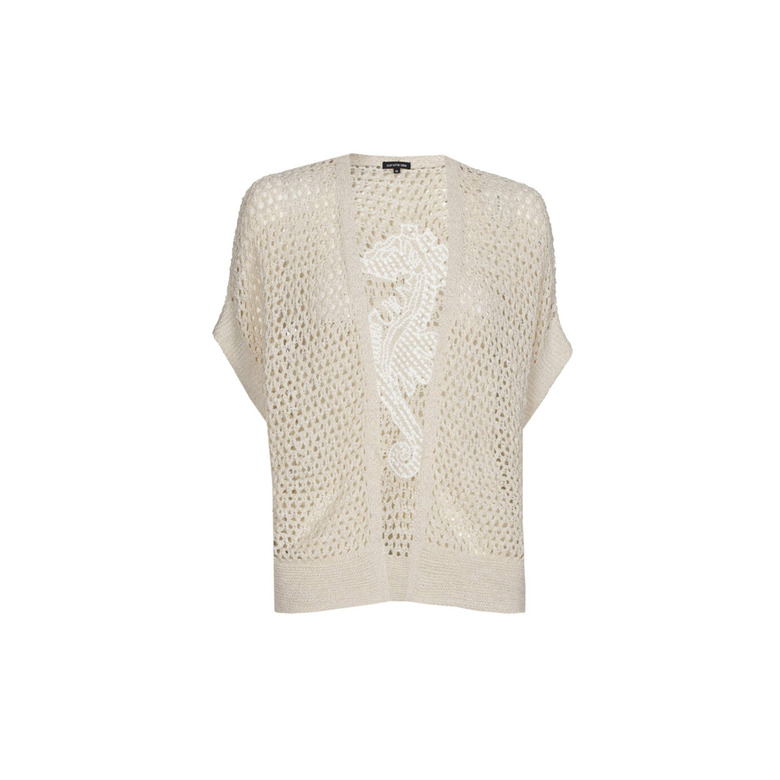 Caroline Biss cardigan beige 1