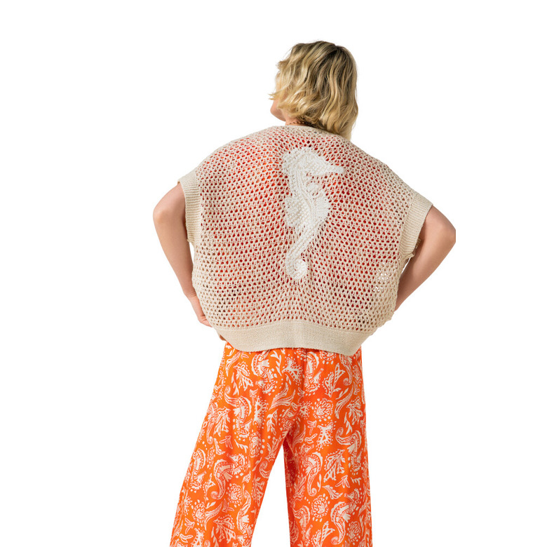 Caroline Biss cardigan beige 2