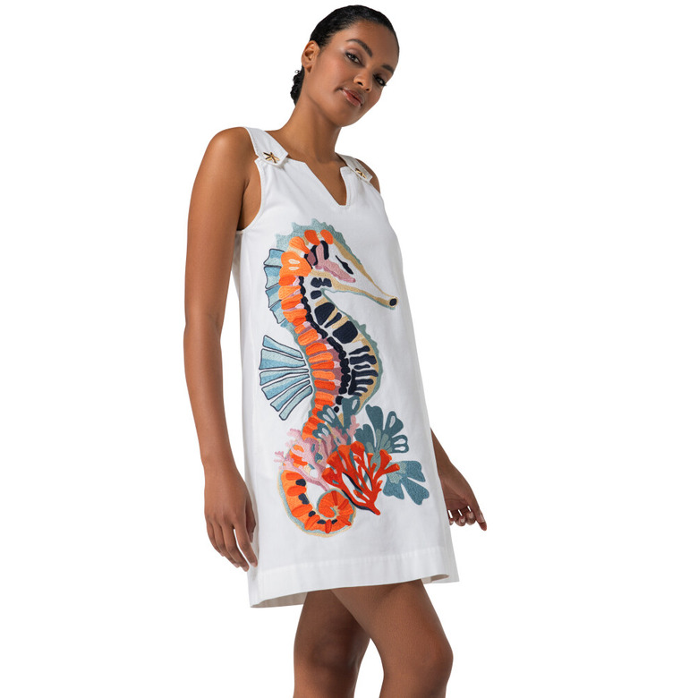 Caroline Biss robe blanc 2