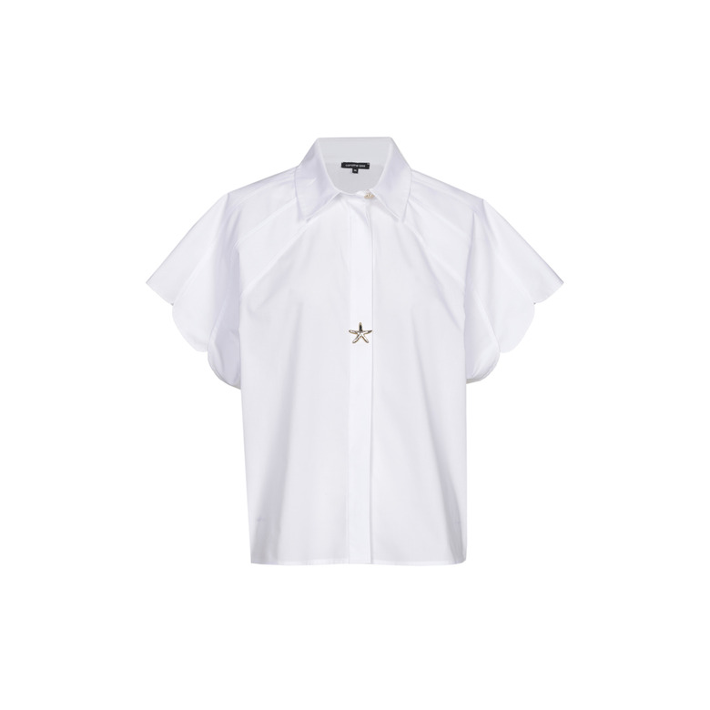 Caroline Biss chemisier blanc 1