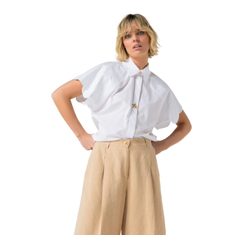 Caroline Biss chemisier blanc 2