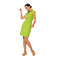Caroline Biss robe vert 2