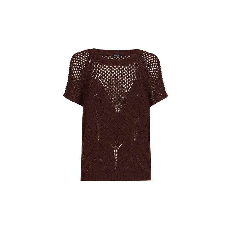 Caroline Biss pull brun 1